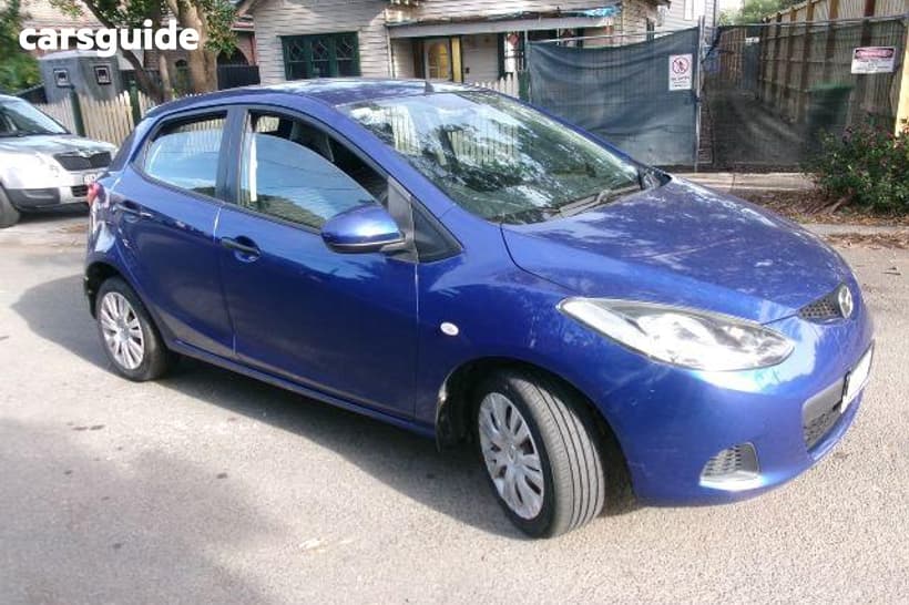 Blue 2009 Mazda 2 Hatchback Neo