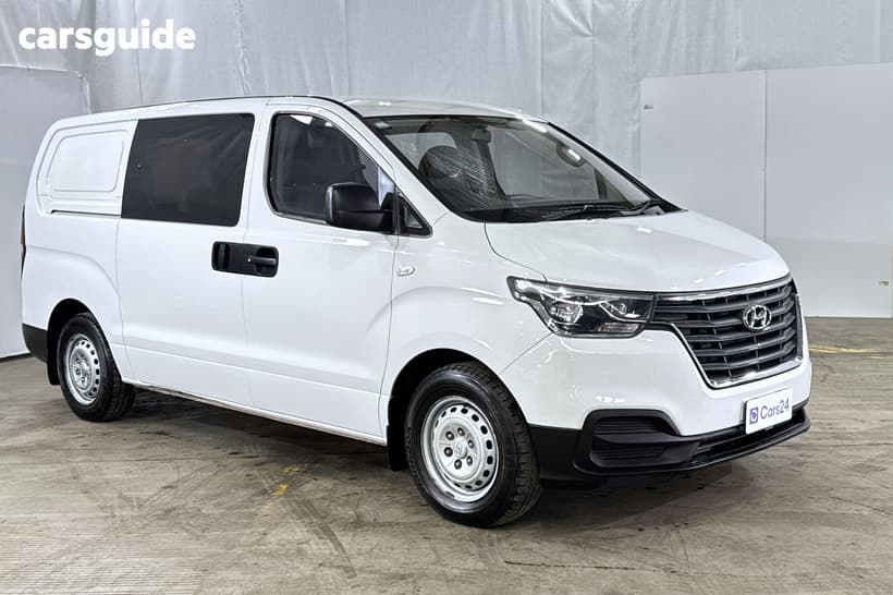 White 2020 Hyundai Iload Crew Van 6S Twin Swing