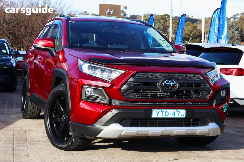 Red 2020 Toyota RAV4 Wagon Edge (Awd)