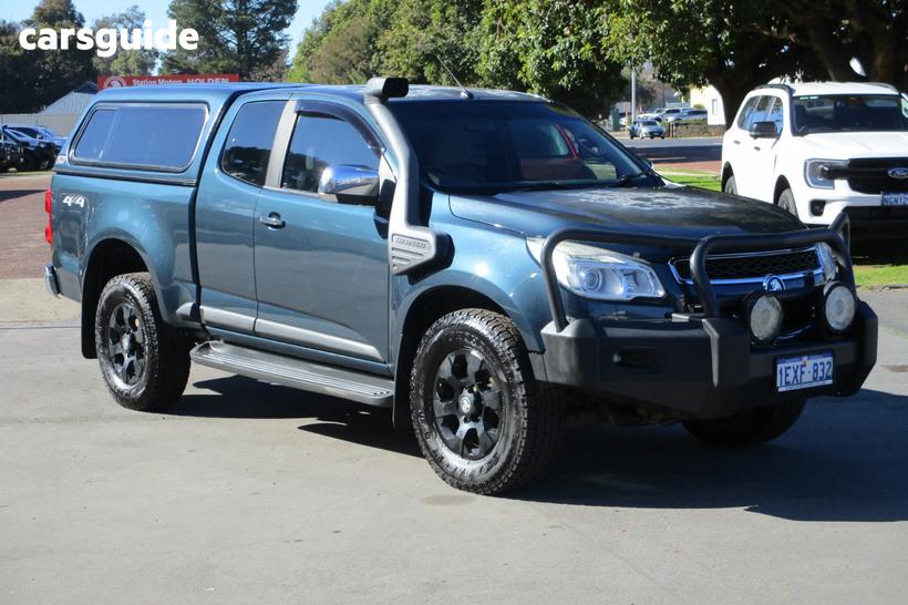 Blue 2015 Holden Colorado Space Cab Pickup Ltz (4X4)