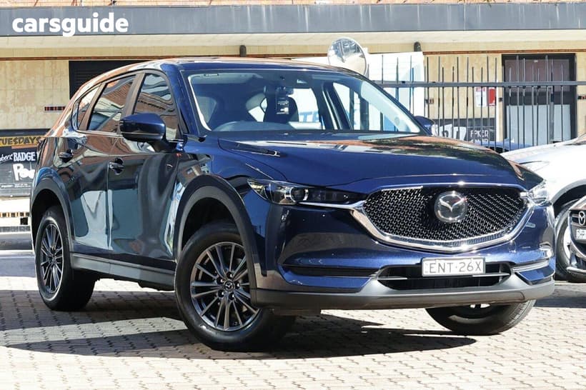 Blue 2021 Mazda CX-5 Wagon Maxx (Fwd)
