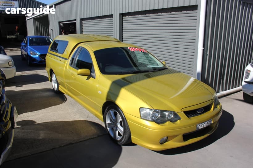 Yellow 2003 Ford Falcon Utility Xr6T