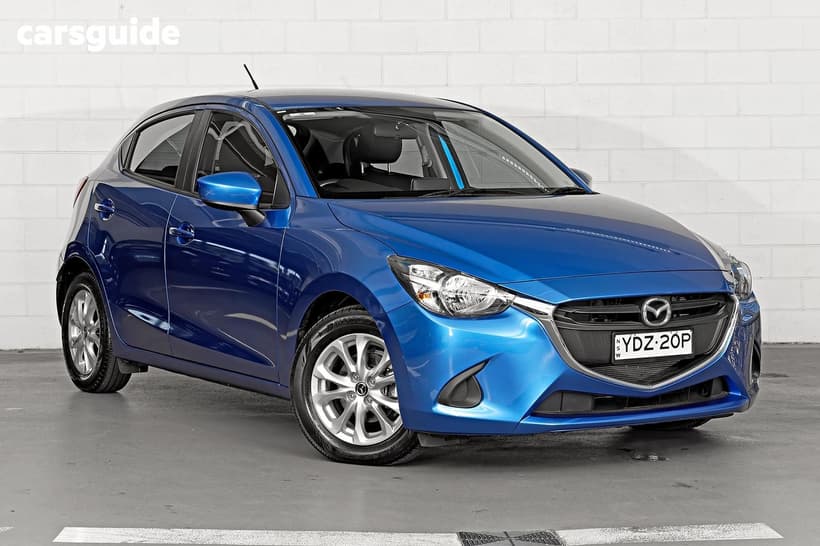 Blue 2016 Mazda 2 Hatchback Maxx