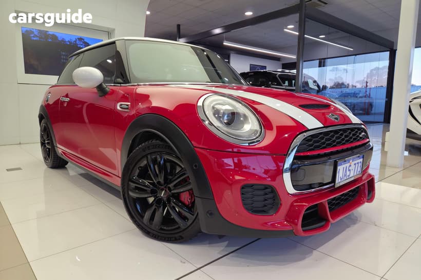 Red 2018 Mini Cooper Hatchback 3D Hatch John Cooper Works