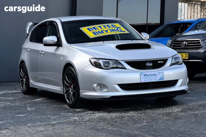 Silver 2009 Subaru Impreza Hatchback Wrx (Awd)