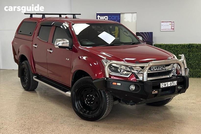 Red 2018 Isuzu D-MAX Crew Cab Utility Ls-U Hi-Ride (4X4)