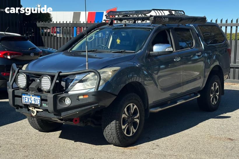 Blue 2015 Mazda BT-50 Dual Cab Utility Gt (4X4)