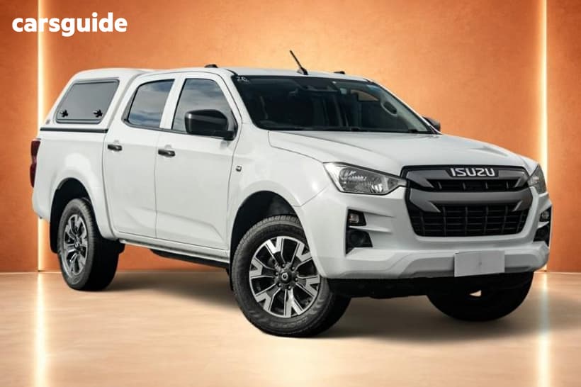 White 2021 Isuzu D-MAX Crew Cab Utility Sx (4X2) High-Ride