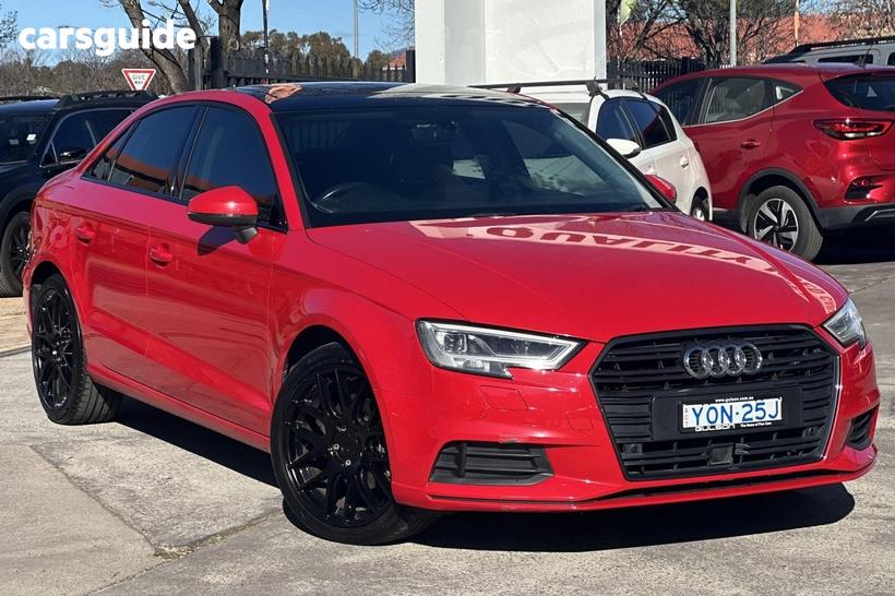 Red 2017 Audi A3 Sedan 1.4 Tfsi Cod