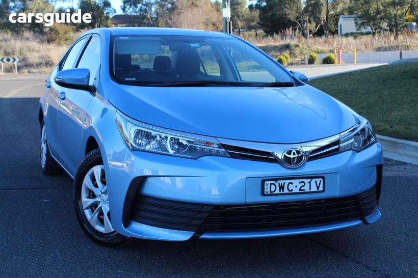 Blue 2017 Toyota Corolla Sedan Ascent
