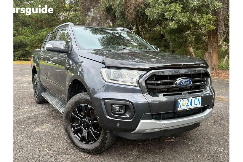 Grey 2021 Ford Ranger Double Cab Pick Up Wildtrak 2.0 (4X4)