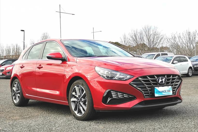 Red 2021 Hyundai I30 Hatchback Active