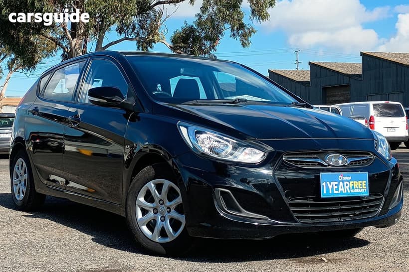 Black 2012 Hyundai Accent Hatchback Active