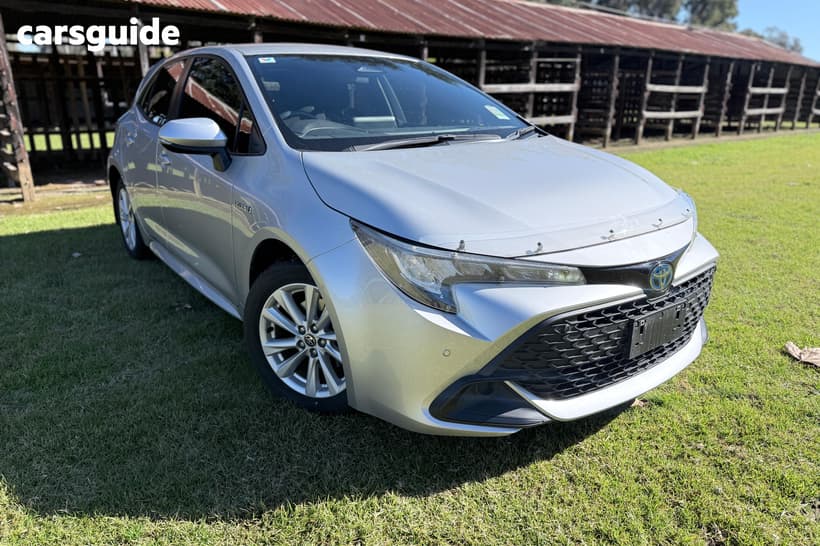Silver 2023 Toyota Corolla Hatchback Ascent Sport