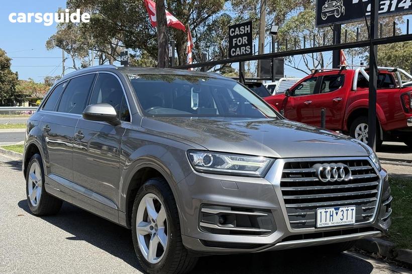 Grey 2017 Audi Q7 Wagon 3.0 Tdi Quattro