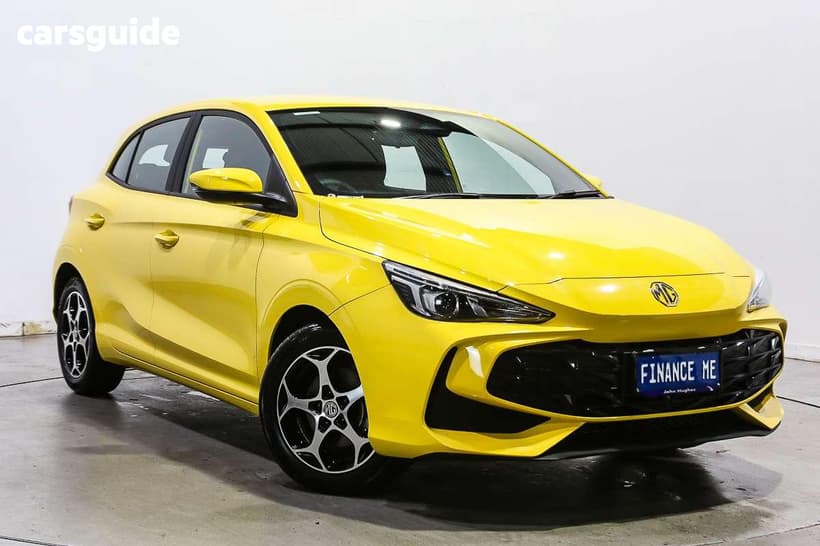 Yellow 2024 MG MG3 Hatchback Excite