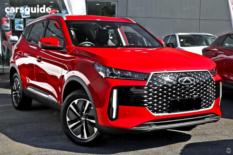 Red 2026 Chery Tiggo 4 Wagon Ultimate Hev