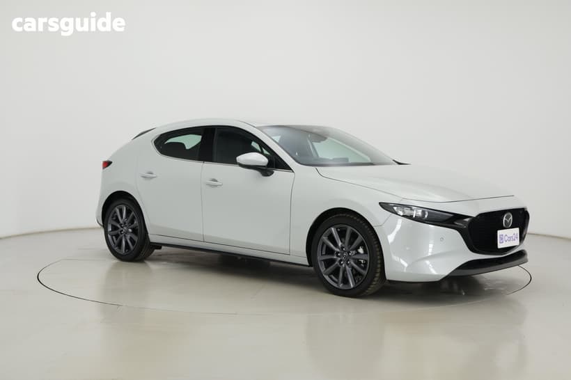 White 2025 Mazda 3 Hatchback G20 Touring Vision