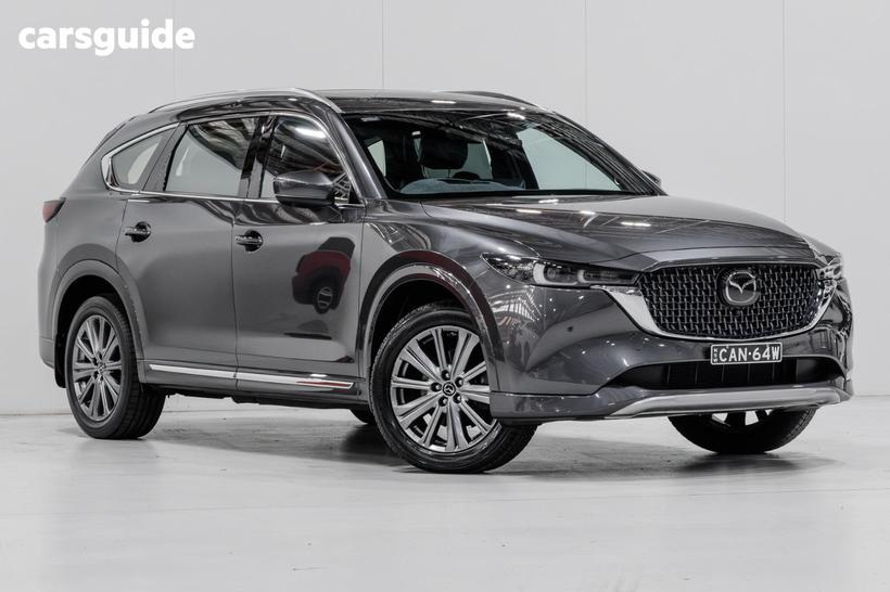 Grey 2023 Mazda CX-8 Wagon D35 Asaki (Awd)