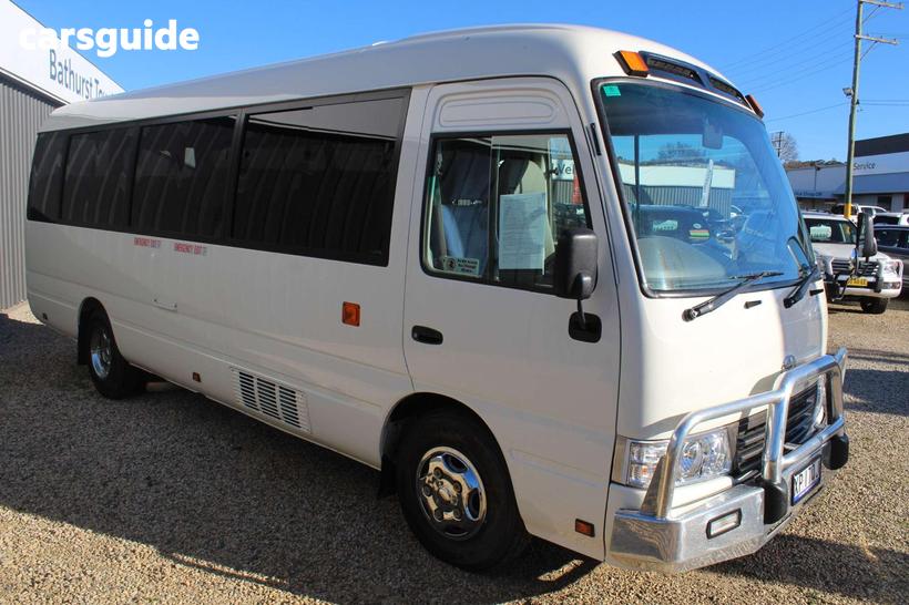 White 2016 Toyota Coaster Bus Standard (Lwb)