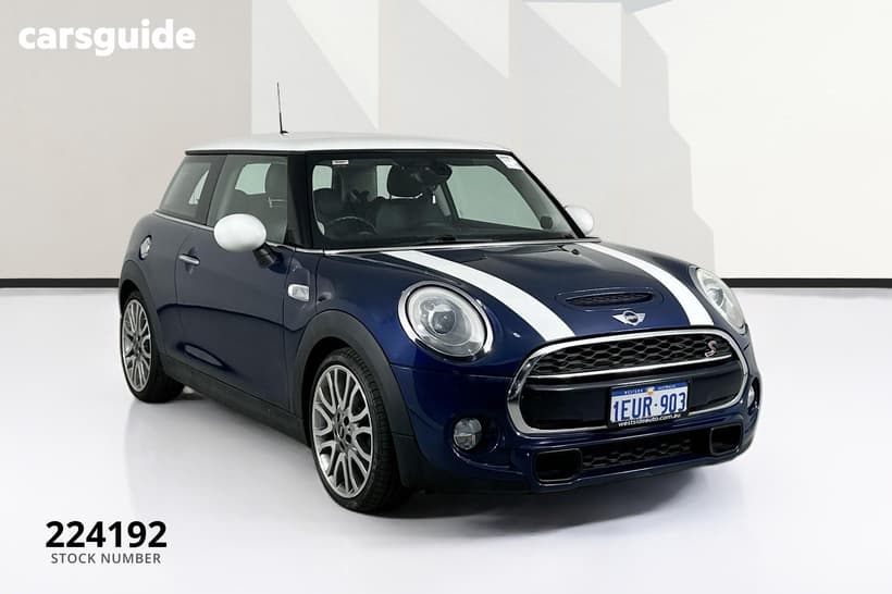 Blue 2015 Mini Cooper Hatchback S