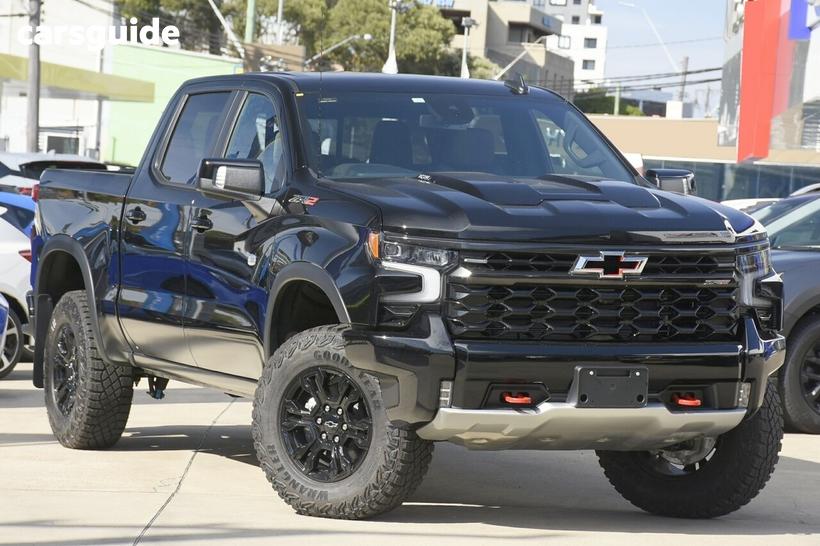 Black 2026 Chevrolet Silverado Crew Cab Pickup 1500 Zr2