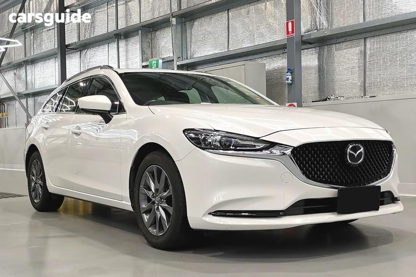 White 2018 Mazda 6 Wagon Sport