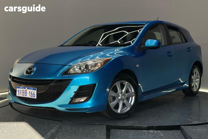 Blue 2009 Mazda 3 Hatchback Maxx Sport