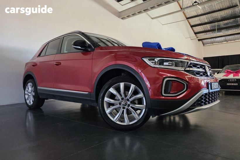 Red 2023 Volkswagen T-ROC SUV 110TSI STYLE