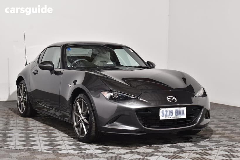 Grey 2021 Mazda MX-5 Convertible Rf Gt