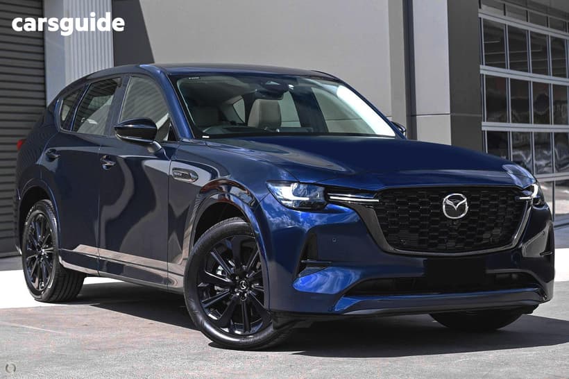 Blue 2026 Mazda CX-60 Wagon G40E Gt Hybrid