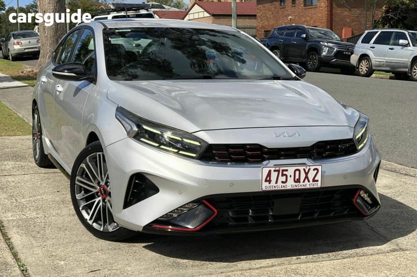 Silver 2021 Kia Cerato Hatchback Gt