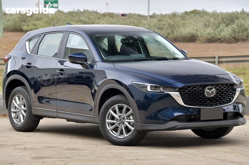 Blue 2025 Mazda CX-5 Wagon G25 Maxx Sport (Fwd)