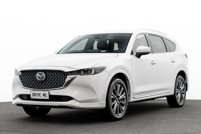 White 2023 Mazda CX-8 Wagon D35 Asaki (Awd)