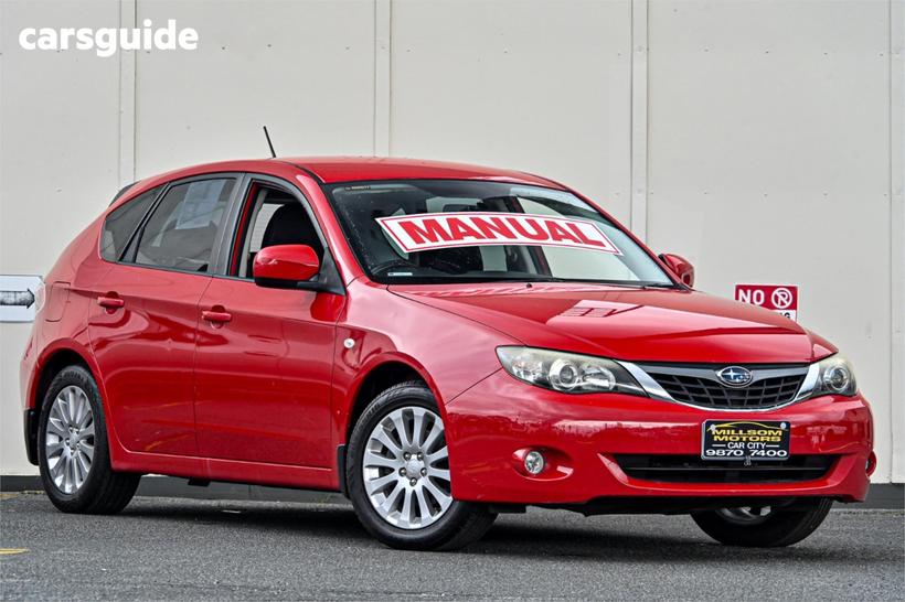 Red 2008 Subaru Impreza Hatchback Rx (Awd)