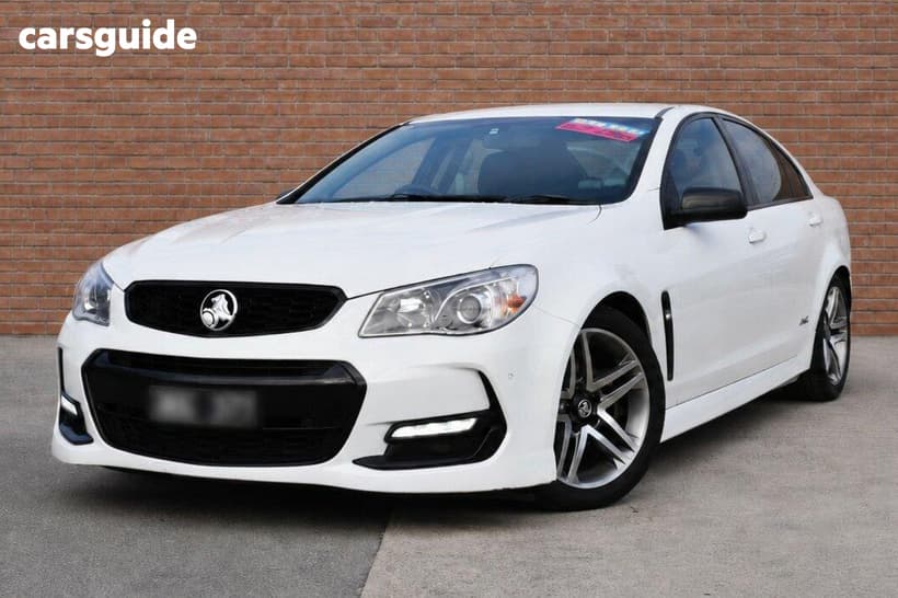 White 2016 Holden Commodore Sedan Sv6 Black Pack