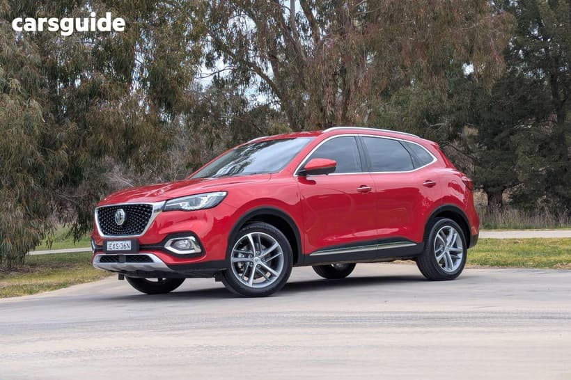 Red 2021 MG HS Wagon Essence