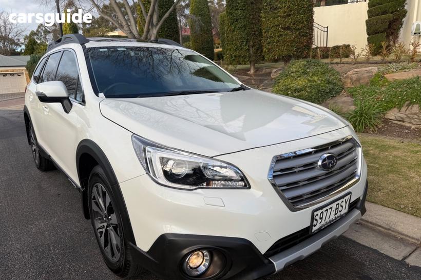 White 2017 Subaru Outback Wagon 2.0D Premium