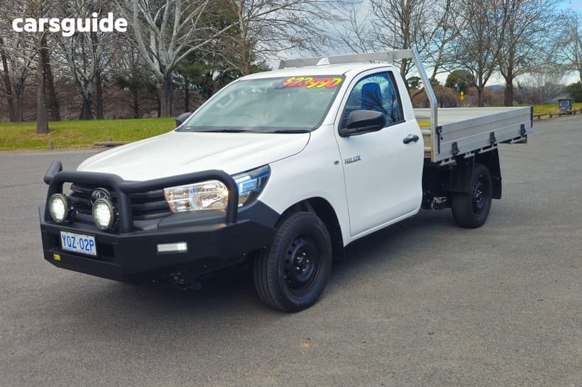 White 2023 Toyota Hilux Cab Chassis Workmate (4X2)