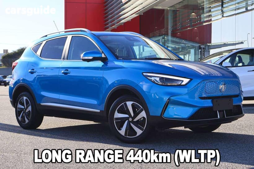Blue 2023 MG ZS EV Wagon Long Range