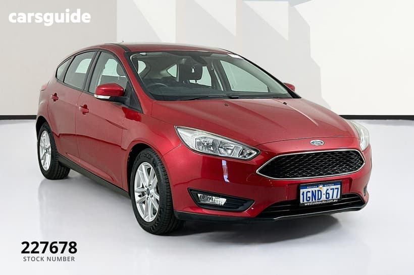 Red 2018 Ford Focus Hatchback Trend