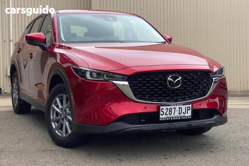 Red 2025 Mazda CX-5 Wagon G25 Maxx Sport (Fwd)
