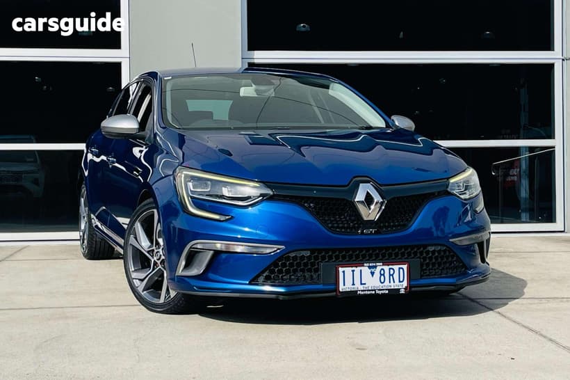 Blue 2016 Renault Megane Hatchback Gt 205