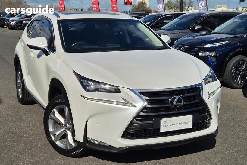 White 2015 Lexus NX200T Wagon Sports Luxury (Awd)