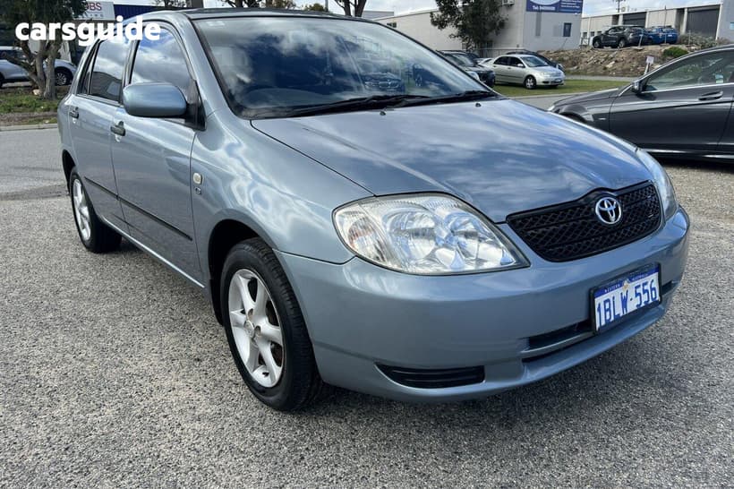 Blue 2003 Toyota Corolla Hatchback Ascent Seca