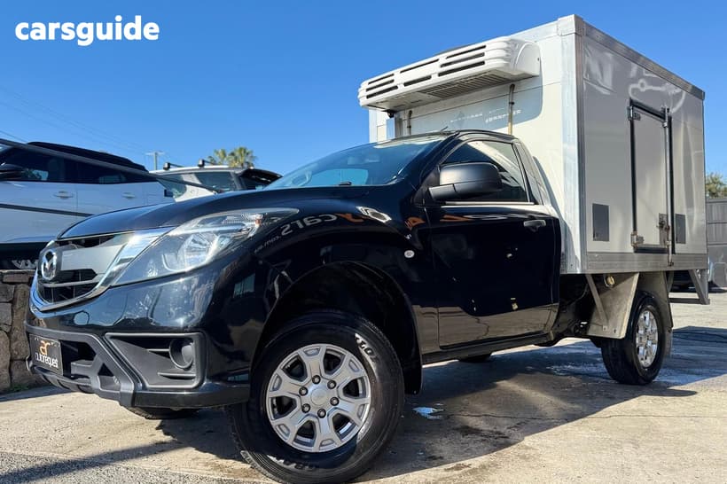 Black 2020 Mazda BT-50 Cab Chassis Xt (4X2) (5Yr)