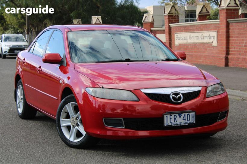 Red 2006 Mazda 6 Sedan Classic