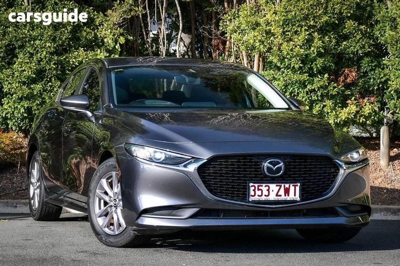 Grey 2020 Mazda 3 Sedan G20 Pure