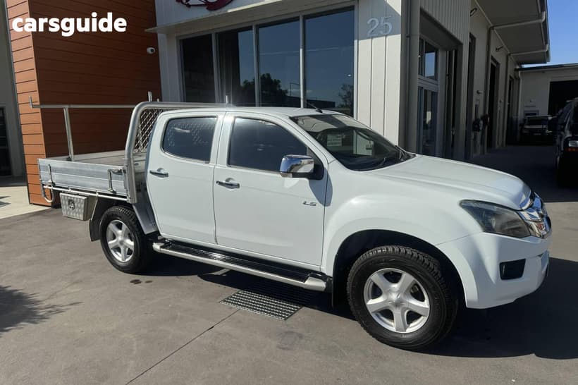 White 2016 Isuzu D-MAX Crew Cab Utility Ls-U Hi-Ride (4X4)