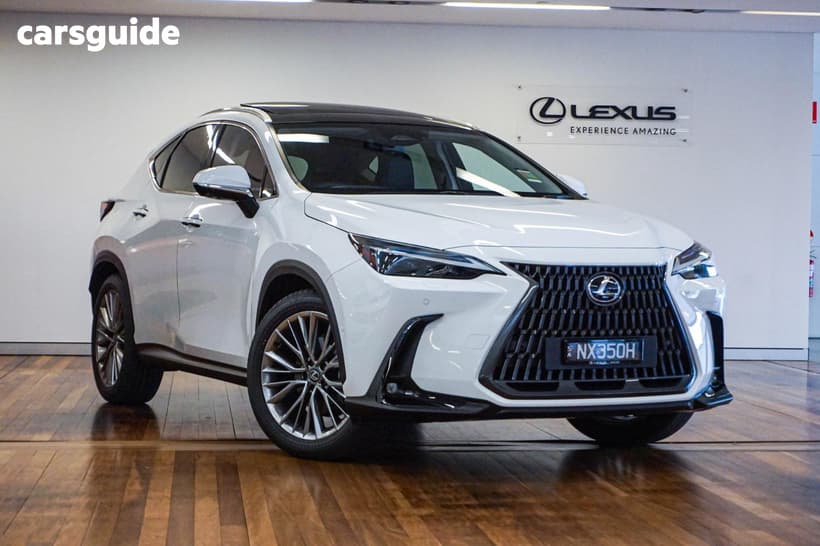 White 2026 Lexus NX SUV NX350H SPORTS LUXURY 4X4